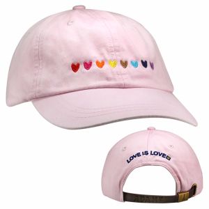 Love is Love HRC human rights campaign LGBTQ+ gay equal rights love is love rainbow Cap hat