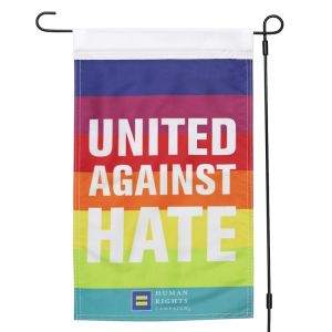 United Against Hate Garden Flag