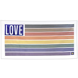 Love Rainbow Flag Beach Towel