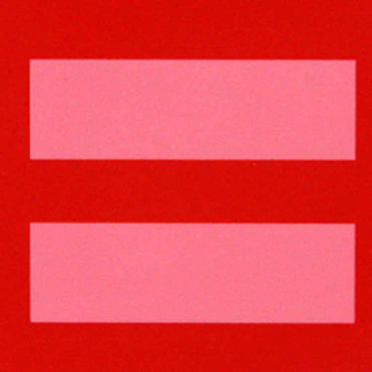 Red Equality Car Magnet HRC human rights campaign gay lgbt equality