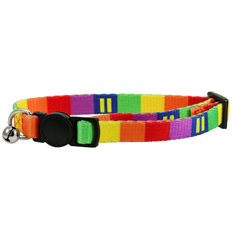 Rainbow Pride Cat Collar
