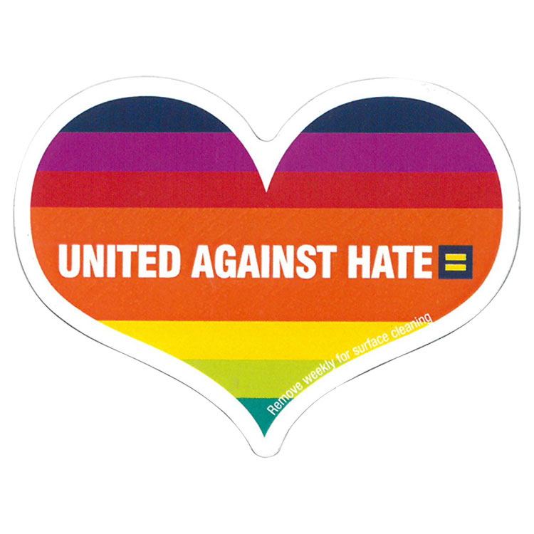 United Against Hate Car Magnet